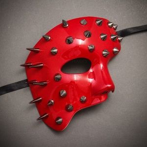 Steampunk Spikes Phantom Venetian Masquerade Mask